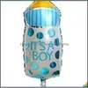 Party Favor Event Supplies Festive Home Garden 5Pcs/Set Baby Shower Ballon Kit Girl Boy Horse Feet Feeding Bottle Set Toys Foil Balloons S