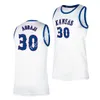 30 Ochai Agbaji Basketball Jersey Kansas Jayhawks zszyte koszulki College 2022 NCAA Basketball Ends