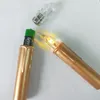 Gyllene LED -elektroniska ljus Lätt batteriet drivs falskt ljus varmt vitt med timerfjärrkontroll och klipp för juldekoration 220527