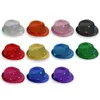 LED Jazz Hats Flight Up LED Fedora Trilby equins Caps Fant Dress Dance Party Hats Usisex Hip Hop Lamp Luminous Hat 0812