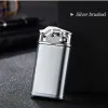 Portable Unusual Torch Lighters Open Flame Grinding Wheel Lighter Windproof Cigar Butane Gas Lighter