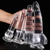 Porno Mini Jelly Dildo Sucker Pene realistico Ventosa Masturbatore femminile Stimolatore clitorideo Lesbiche TPE Giocattoli sexy per le donne