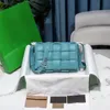 10a bolso de diseñador bolso para mujer Mujer Tejido Tejido Bolso de cuero genuino Esponja Bolso de lujo de alta calidad Bolso cruzado Bolsos para mujer hechos a mano con caja