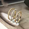 Anillos de racimo genuino 18k oro blanco pavé anillo de diamante simulado joyería fina simple redondo delgado para las mujeres regalo24425452986929