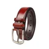 Belts Men's Belt Black Pin Buckle Retro Casual Faux Leather Designer Cowboy All-match Men LengthBelts