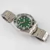 Rolesx uxury Watch datum GMT OLEX Big Sunburst Green 44mm Mechanische mannen Kijk geborsteld Oyster Riemschroef Kroon Keramische inzetstuk Steriele implementatie