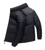 Piumino da uomo Cappotto invernale Cappotti firmati da uomo Tasche geometriche in piumino d'anatra bianco Colore naturale Abiti slim fit Giacche da esterno con cerniere Moda Ragazzi