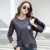 LJSXLS Print T Shirt Women Cotton Korean Fashion Woman Clothes Spring Tops Autumn Tshirt Long Sleeve Tee Femme 220728