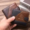 C26 Neueste männer geld clips Mini tragbare Business Männlich Kurze anti-diebstahl pinsel münzfach multi-karte brieftasche