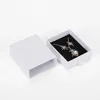 Utdragna smycken Box White Pink Black Halsband örhänge Armband Brosches Packaging Craft Paper Drawer Box