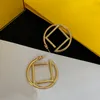 Moda damska duże koło proste złote kolczyki obręcze dla kobiety luksusowy projektant biżuterii