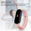 Montre connectée Bluetooth, bracelet de sport, moniteur d'activité physique, étanche, moniteur de fréquence cardiaque, de pression artérielle, pour hommes et femmes