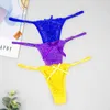 3 pcs/parties Lace Thongs Women Sexy Briefs Fashion Erotica Seduction G-string Adjustable Underwear T-Back L220801