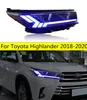 left & right lighting accessories head lamp For Highlander LED Headlight 18-20 Toyota LED turn signal day lights