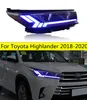 مصباح رأس الإضاءة اليسرى اليسرى مصباح رأس Highlander LED 18-20 Toyota LED LED أضواء يوم الإشارة