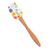 Julsilikonskrapa Xmas Bakeware Cream Butter Spatula med tr￤handtag bra present f￶r juldekorering