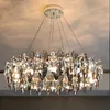 NEW Modern Luxury Pendant Lamps Chandeliers Lighting Diamonds Crystal Chandelier Indoor Lighting Lustre Led For Living room Decoration