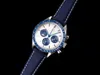 Homem GS relógios Cal.3861 espaçonave movimento mecânico dinâmico 42MM Mão dobrada literal Solitária Vidro de cristal de safira