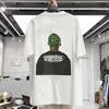 Oversized T-shirt Herr Dam T-shirt av bästa kvalitet Trevligt tvättat kraftigt tyg Streetwear Top Tees