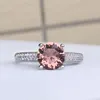 Cluster Rings CSJ Classic Design Zultanite Ring Sterling Created Sultanite Color Change Fine Jewelry Women Wedding Engagement Party