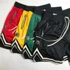 Hip Hop Street Instagram Główna linia retro sporty swobodne spodnie do koszykówki Fitness Black Red Heavy Mesh pięć minut szorty 220627
