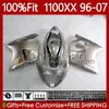 Honda Blackbird CBR 1100 CBR1100 XX CC 1100XX 96-07 114NO.74 CBR1100XX 96 97 98 99 00 01 1100cc 2002 2003 2007 2007 2007フェアリングシャンパン