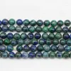 Andere 6 8 10 12mm Natuursteen Phoenix groene gouden kraal ronde losse spacer kralen voor sieraden maken bevindingen DIY armband kettingother EDWI