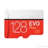 new evo plus 256gb 128gb 64gb 32gb memory card uhsi u3 trans flash tf card with adapter retail package