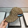 Women Men Snapbacks Hat Designer Letter Golf Cap Classic Stripe Sport Baseball Caps Casquette