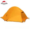 Naturehike Cycling Single Tents Waterproof 1 2 Person Backpacking Trekking Mountain PU4000 Camping Tent Ultralight H220419