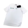 Men's Cotton T Shirt Letter Printed T-shirt 100% Pure Cottons Men and Women Couple Tide Triangle Logo Tops Casual 3 Colors T-shirts Plus Size S-XXXXL