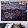 Ashou Twilight Sunset Carpet Wall Hanging Decor Home ation Estetica J220804