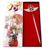 Keychains Anime Card Captor Cardcaptor Star Bird Head Magic Stick Wand Staff Figure Adjustable With Box For Gift Enek22