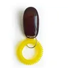 Pet Cat Dog Training Clicker Plastic New Dogs Click Trainer transparent Clickers With Bracelet Dog Supplies Wholesale