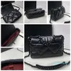 Alta qualità Molto morbida 19 Borse Borsa di marca di designer classici Pelle di capra Borsa di moda in pelle Borsa a tracolla da donna Portafoglio Cross Body208A