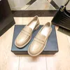 1Dress Ayakkabı Tasarımcısı Küçük Deri Ayakkabı Klasik Katı Renk Tıknaz Topuk Sandalet Marka Kadın Platform Loafer'lar 220321