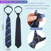 Bow Ties Kids Tie voor jongens vooraf vastgebonden verstelbare ritsjongeren kinderen stropdas bruiloft afstuderen School uniform Ammbw