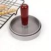 Hoge Kwaliteit Ronde Vorm Non-Stick Coating Hamburger Press Gereedschap Aluminiumlegering Hamburgers Vlees Rundvlees Grill Burger Keuken Voedsel Mold F0422