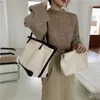 W Moda Women Bolsa Bolsa Lady Compra Saco de Vestilha de Totas de Linha de Linho Culpo Manusea