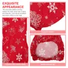 Крышка стула 4pcs Рождественская тематическая обложка Creative Wrap Home Protectorchair
