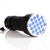 Mini 21 LED Black Light Stealth Marker Lanterna UV Ultraviolet Tocha Light258H6963669