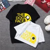 verão uma camiseta finn e jake tshirt man o cachorro rosto engraçado desenho animado 3d estampa unissex camiseta Men 220707