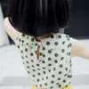 SUKSUITS Zestawy odzieży Baby Girls 2022 Letnia kropka małe koszule krótkie 2pcs dla dzieci garnicze