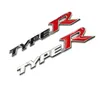 CAR Tyling 3D Metal Alloy Type R Typer Sticker لـ Honda Civic City CR-V XR-V HR-V Accord Fit Jazz Stream Crider Greiz Spirior