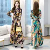 Zomer Vintage Maxi Jurken 4XL Plus Size Bloemen Chiffon Boho Strand Jurk Vrouwen Rood Casual Party Bodycon Jurken Vestidos 220514