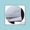 50cmx50cm serviette blanche ordinaire coton el raideur de main-d'œuvre serviette de serviettes de cuisine en tissu en tissu gga2131 Drop livraison 2021 Tex
