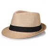 Basker basker stora ben man stor storlek fedora hattar manliga sommar utomhus panama cap män plus stråhatt 5658 cm 5860cmberets