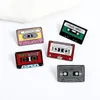 Creative Cartoon Personality Tape Brooches Men Women Jewelry Brooch Pins Pink Red Green Badge Gift Accessories