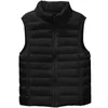 Mulheres sem mangas Ultralight Bodywarmer mantém quente cor de inverno sólido cor 90% de pato branco com colete de colete mulheres jaquetas vestíveis l220725