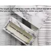 100 PZ personalizzato scatola di ciglia trasparente s balsamo stick etichette lip gloss tubo adesivi 220618